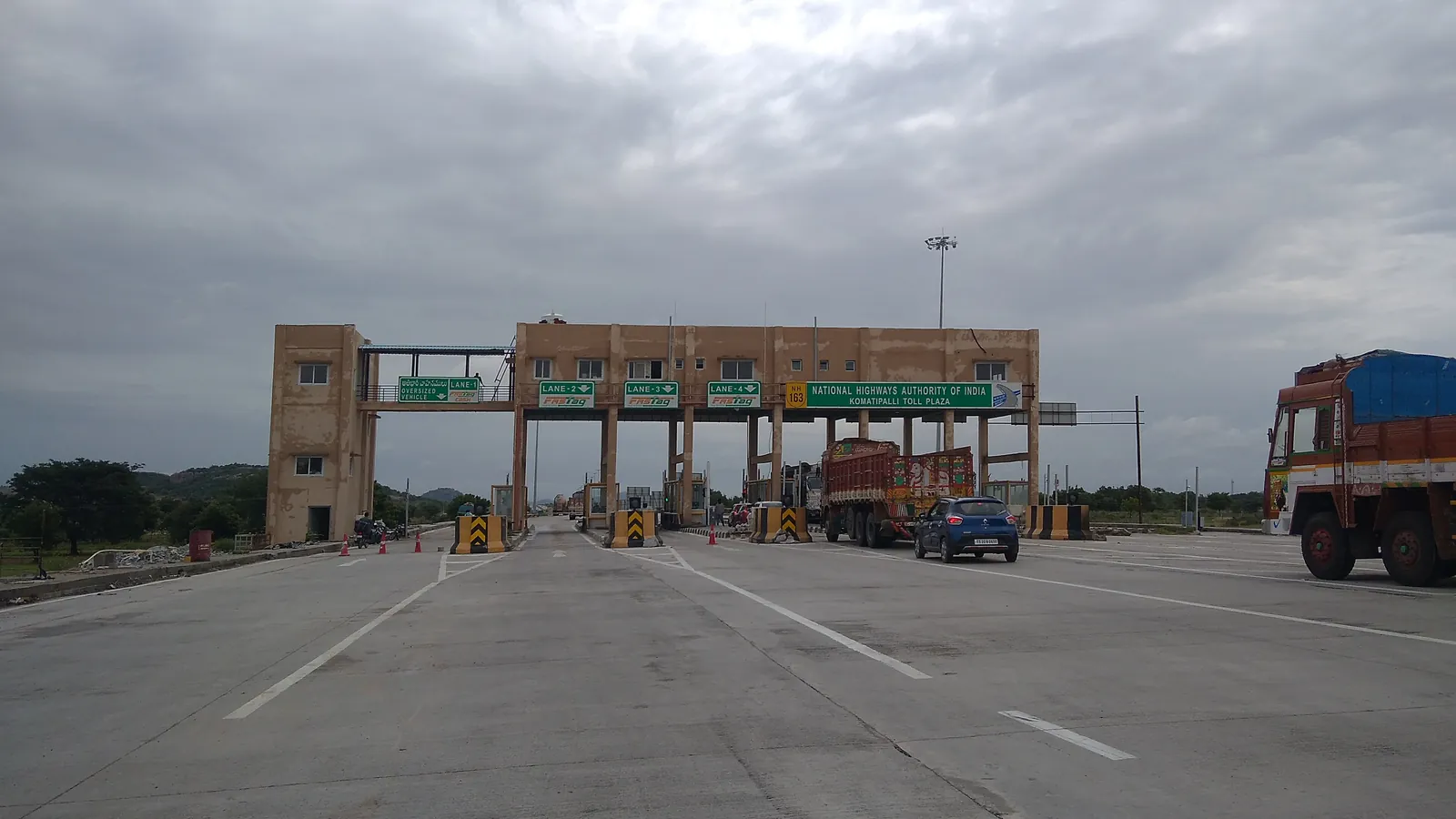 Stock: Indian toll plaza